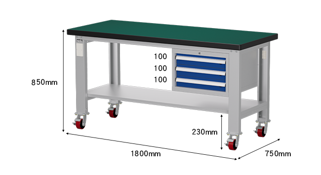 WAS-64031M 移動式工作台