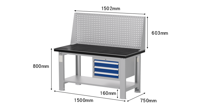 鉗工桌 WAS-54031A2