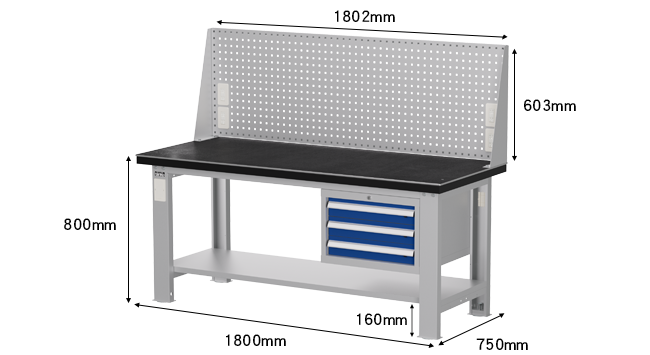 鉗工桌 WAS-64031A4