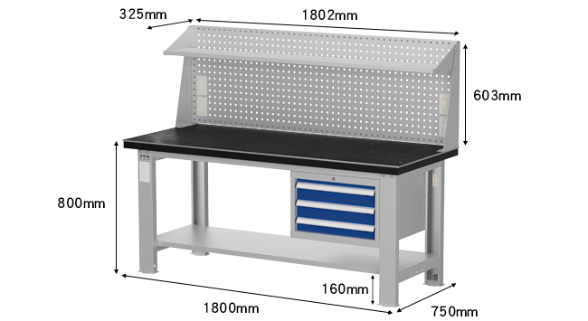 鉗工桌 WAS-64031A5