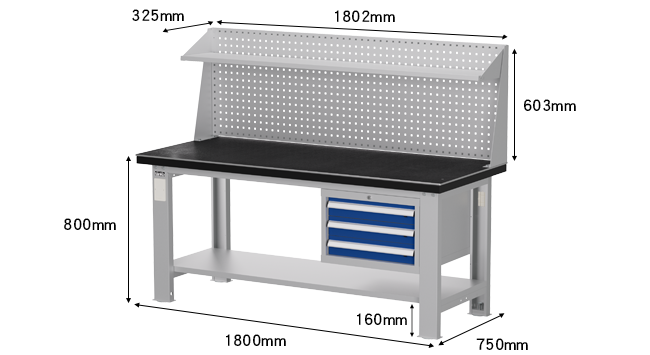 鉗工桌 WAS-64031A3