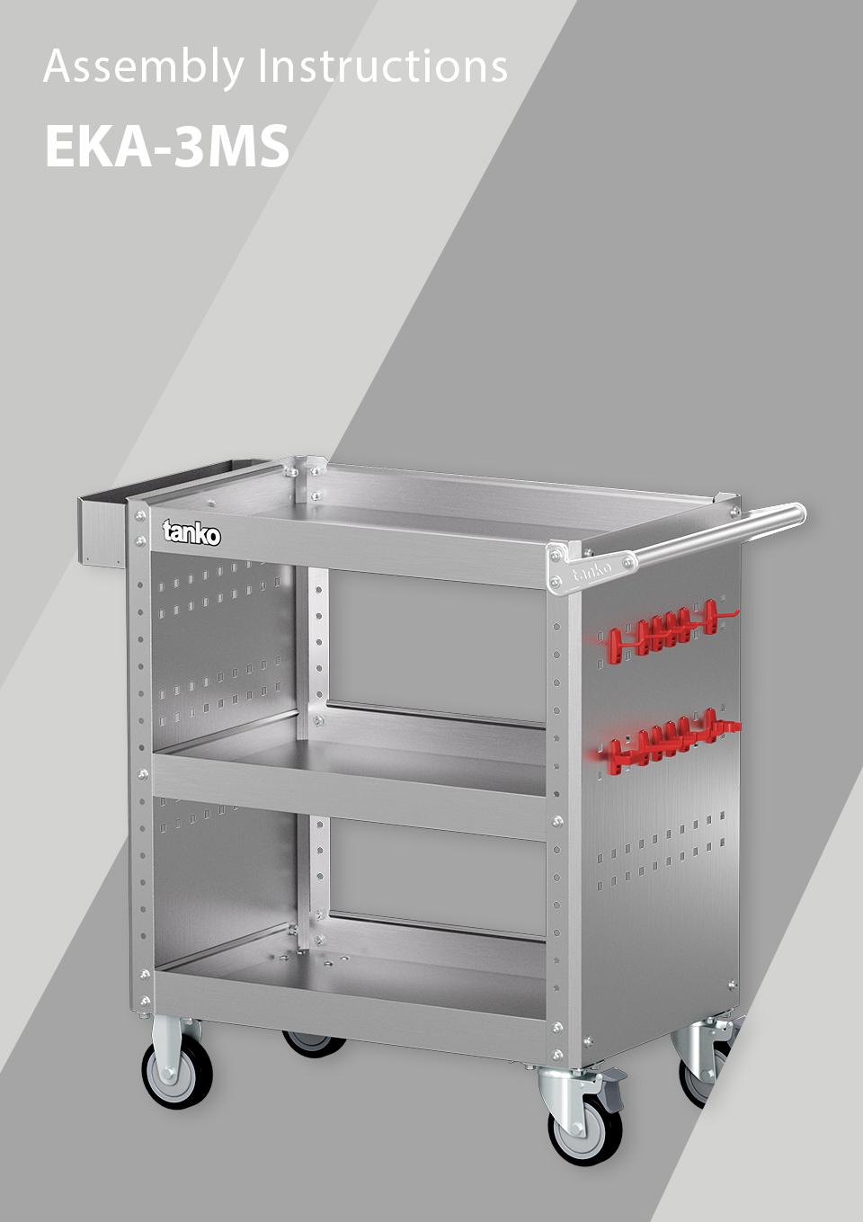 EKA Stainless Steel Trolley