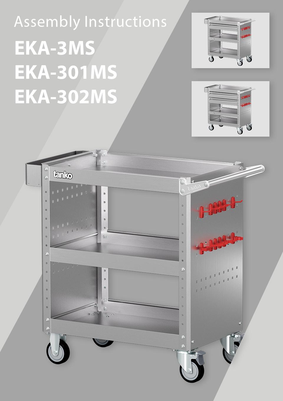 EKA Stainless Steel Trolley